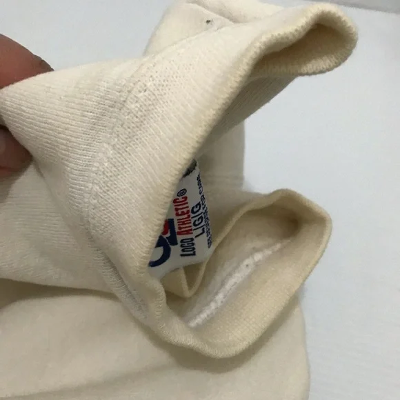 Super Bowl XX Vintage Cream Sweater Size L - Picture 6 of 11